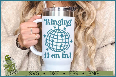 Ringing It On In, New Year's Eve SVG File SVG Crunchy Pickle 
