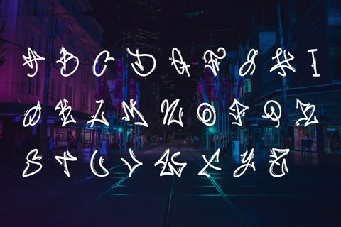 Riot Sketch Font Dm Letter Studio 