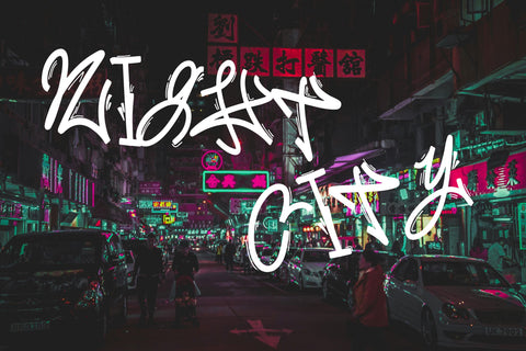 Riot Sketch Font Dm Letter Studio 