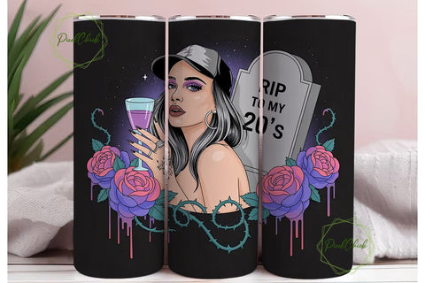 RIP to My 20s Tumbler Wrap Sublimation PixelChick 