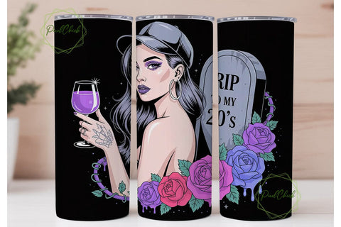 RIP to My 20s Tumbler Wrap Sublimation PixelChick 
