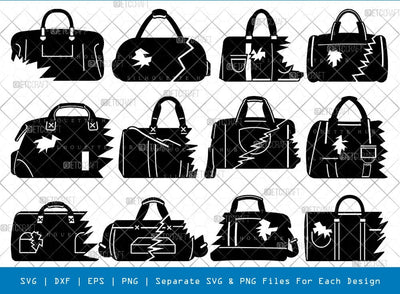 Ripped Bag Silhouette Svg Cricut Cut Files Png Bundle SVG ETC Craft 