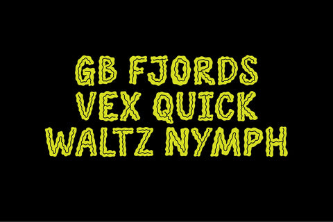 Ripple Wavy Hand-Lettered Inline Font Font FontDuo 