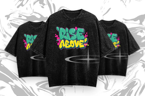 Rise Above - Graffiti Vector Design SVG Mozzatype 