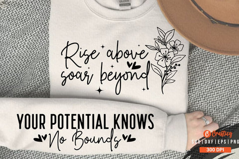 Rise above soar beyond Sleeve SVG Design SVG Designangry 