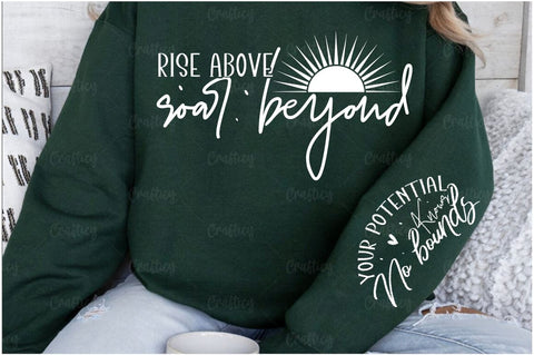 Rise above soar beyond Sleeve SVG Design SVG Designangry 