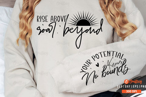 Rise above soar beyond Sleeve SVG Design SVG Designangry 