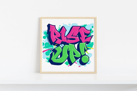 Rise Up | Graffiti Urban Street Quote SVG Mozzatype 