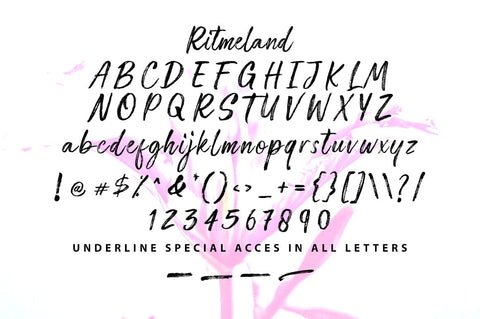 Ritmeland Font gatype 