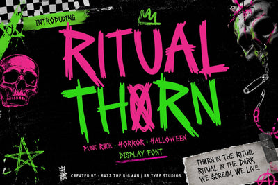 Ritual Thorn Font BB Digital Arts 