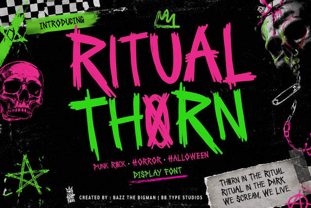 Ritual Thorn Font BB Digital Arts 