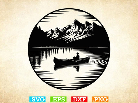 River Scene SVG Bundle, Mountain River Svg, Nature Landscape Dxf SVG Creativeart88 