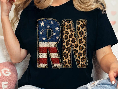 RN Nurse PNG Patriotic Alphabet Art SVG artprintfile 