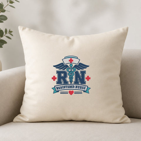RN Registered Nurse Embroidery Design – Nurse Cap Medical Symbol Caduceus Embroidery File, Nursing Healthcare Machine Embroidery Embroidery/Applique DESIGNS PatternFeed8 
