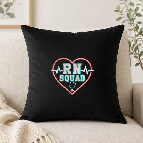 RN Squad Embroidery Design – Registered Nurse Heartbeat Stethoscope Embroidery File, Nurse Team Medical Machine Embroidery Embroidery/Applique DESIGNS PatternFeed8 
