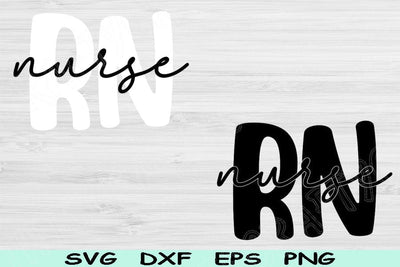 RN Svg Dxf Png Cut Files, Registered Nurse Svg, Nurse Life Svg Files For Cricut, Nursing Svg Silhouette Digital Download Sublimation Designs SVG TiffsCraftyCreations 
