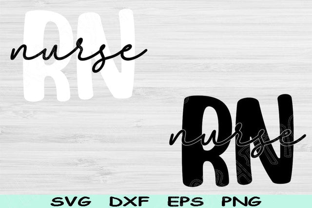 RN Svg Dxf Png Cut Files, Registered Nurse Svg, Nurse Life Svg Files For Cricut, Nursing Svg Silhouette Digital Download Sublimation Designs SVG TiffsCraftyCreations 