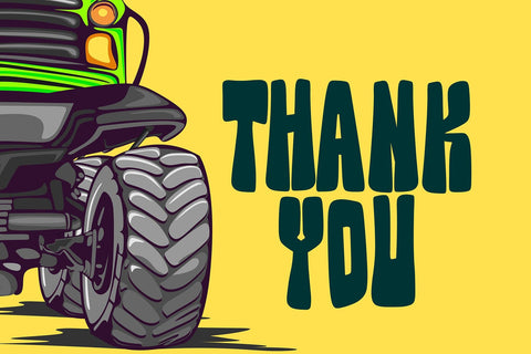 Road Monsta - Quirky Display Graffiti Font Font Mozzatype 