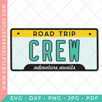 Road Trip Crew SVG Hey Let's Make Stuff 