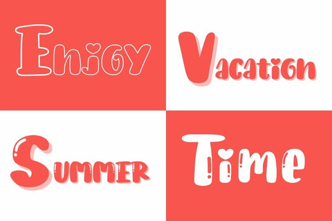 Road Trip - Cute Display Font Font AnningArts Design 
