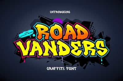 Road Vanders - Graffiti Font Font Mozzatype 