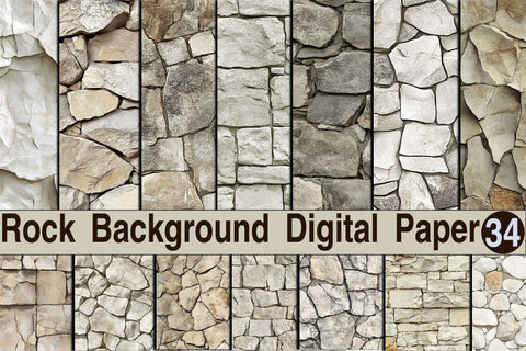 Rock Background Digital Paper Digital Pattern SVGArt 