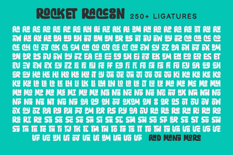 Rocket Raccoon - Display Sans Font Alpaprana Studio 