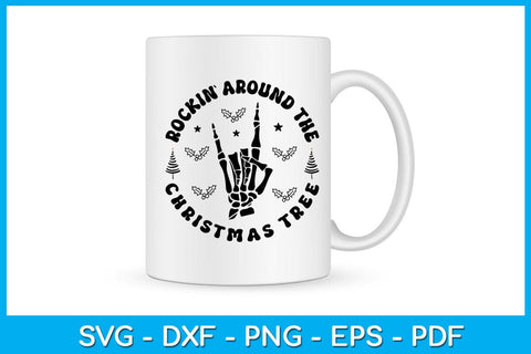 Rockin Around The Christmas Tree SVG PNG EPS Cut File SVG Creativedesigntee 