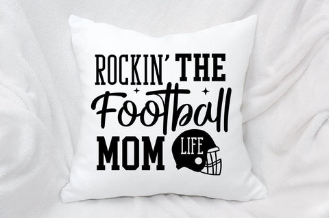 Rockin The Football Mom Life SVG Design SVG Designangry 