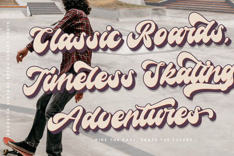 Rockstta Vintage - Retro Script Font Font Letterena Studios 