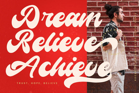 Rockstta Vintage - Retro Script Font Font Letterena Studios 