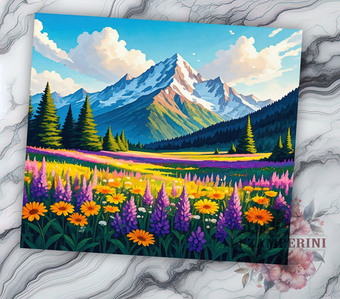 Rocky Mountains Tumbler, Mountain Decor, Outdoor Drinkware, Sublimation PNG, 20oz Tumbler, Nature Lover Gift, Adventure Decor, Hiking Gift Sublimation Li Zamperini 