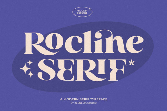 Rocline Serif Font Zeenesia Std 