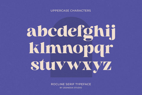 Rocline Serif Font Zeenesia Std 