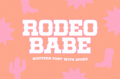 Rodeo Babe - Western Font Font KA Designs 