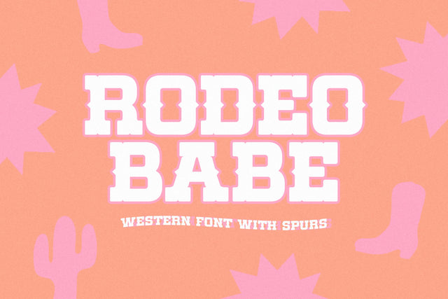 Rodeo Babe - Western Font Font KA Designs 