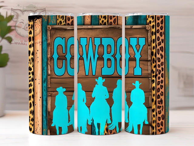 Rodeo Chic Western Print Tumbler, Rodeo Style Cup, Animal Print Western, Country Fashion Design, Cowboy Pattern Gift, Ranch Life Tumbler, Western Leopard Cup Sublimation Lara' s Designs 