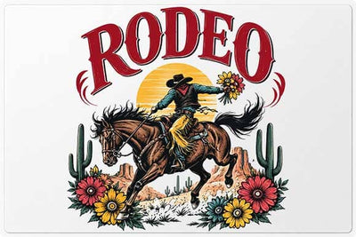 Rodeo PNG | Vintage Cowboy Bucking Horse Western Digital Download SVG BillahCrafts 