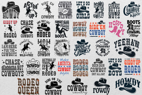 Rodeo SVG Bundle,Cowboy Svg Bundle,Horse Rider SVG,Western Bundle Svg,Farm Cowboy Svg,Cowboy Scene PNG,Western Cricut Files SVG DesignDestine 