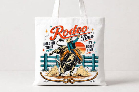 Rodeo Time Bull Riding PNG | Rodeo Sublimation PNG SVG BillahCrafts 