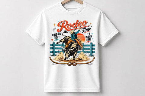 Rodeo Time Bull Riding PNG | Rodeo Sublimation PNG SVG BillahCrafts 