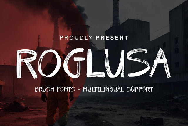 Roglusa - Brush Font Dumadistyle 