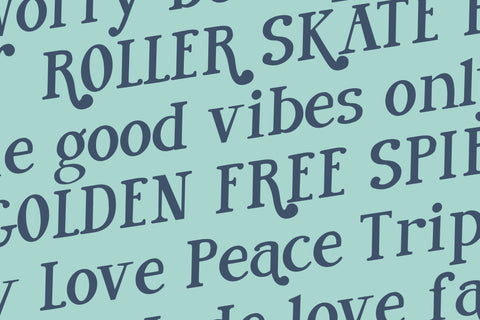 Roller Derby, A Fun Retro Font - So Fontsy