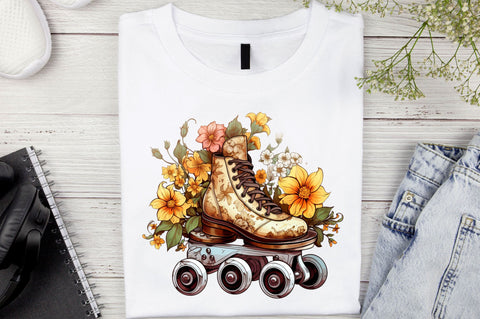 Roller Skates clipart PNG Design Sublimation Regulrcrative 