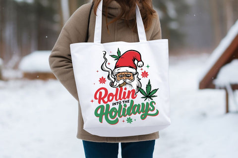 Rollin into the holidays PNG Design Sublimation Designangry 