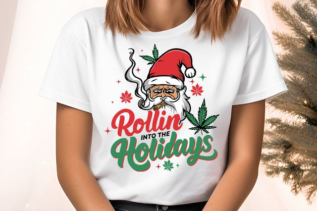 Rollin into the holidays PNG Design Sublimation Designangry 