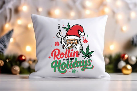 Rollin into the holidays PNG Design Sublimation Designangry 