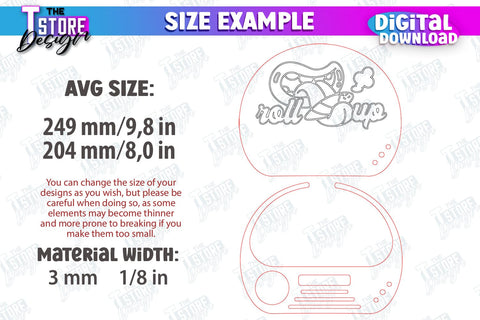 Rolling Tray Laser Cut Bundle | Tobacco Rolling | Smoke Accessory | Rolling Station | CNC Files SVG The T Store Design 