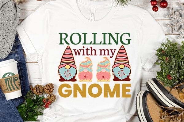 rolling with my gnome SVG Angelina750 