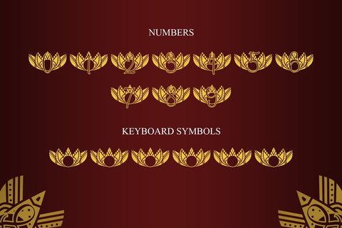 Romance Lotus Mandala Monogram Font Dm Letter Studio 